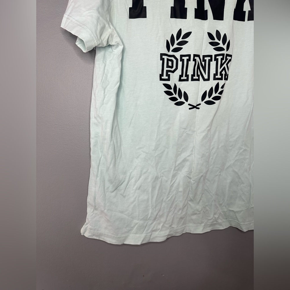 PINK Victoria's Secret Mint V-Neck Tee - Picture 9 of 12